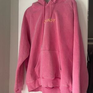 Pink Hoodie Sweater